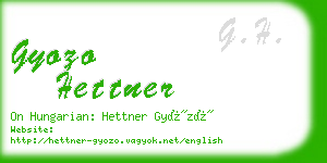 gyozo hettner business card